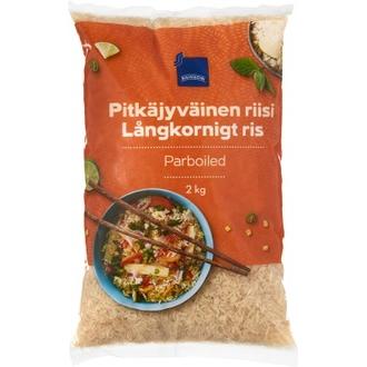 Rainbow 2kg pitkäjyväinen riisi, parboiled kalorit ja ravintosisältö - 363 kcal