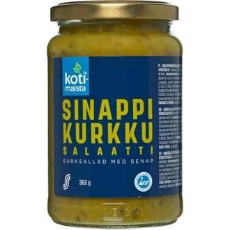 Kotimaista 360 g Sinappikurkkusalaattia kalorit ja ravintosisältö - 103 kcal