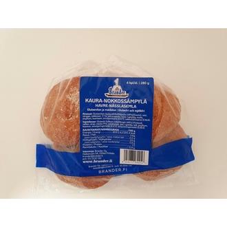 Brander kaura-nokkossämpylä gton 4 kpl/280 g pa kalorit ja ravintosisältö - 205 kcal