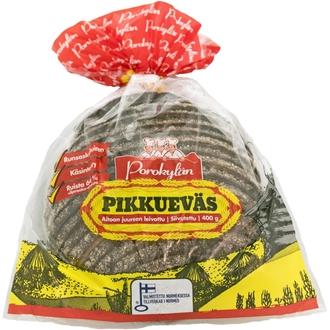 Porokylän Leipomo Pikkueväs 400 g siivutettu ruisleipä kalorit ja ravintosisältö