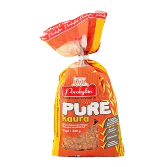 Porokylän Pure Kaura 8kpl/320g jälkiuuni kalorit ja ravintosisältö