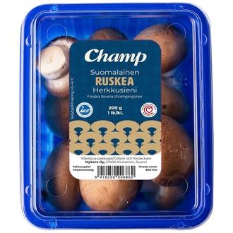 Champ ruskea herkkusieni 200g kalorit ja ravintosisältö