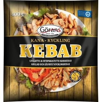 Görans kanakebab 400g grillattu ja irtopakastettu kalorit ja ravintosisältö