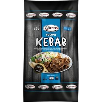 Görans Suomi Kebablastut 1 kg, grillatut ja irtopakastetut kalorit ja ravintosisältö - 261 kcal