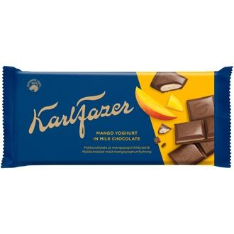 Karl Fazer Mangojogurtti suklaalevy 121g kalorit ja ravintosisältö - 553 kcal