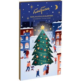 Karl Fazer suklaajoulukalenteri  200g kalorit ja ravintosisältö