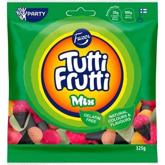 Fazer Tutti Frutti Mix Natural karkkipussi 325g kalorit ja ravintosisältö - 360 kcal