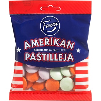Amerikan pastilleja 150g pussi kalorit ja ravintosisältö