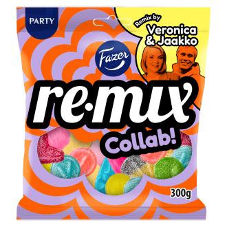 Fazer Remix Collab karkkipussi 300g kalorit ja ravintosisältö - 368 kcal
