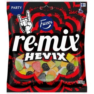 Fazer Remix Hevix karkkipussi 350g kalorit ja ravintosisältö - 356 kcal