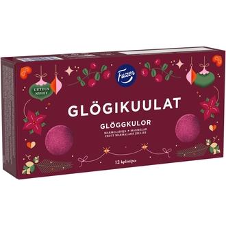 Fazer Glögikuulat 260g makeisrasia kalorit ja ravintosisältö - 322 kcal