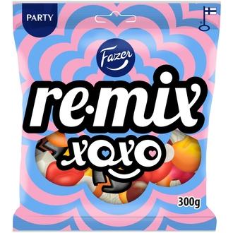 Fazer Remix XOXO karkkipussi 300g kalorit ja ravintosisältö - 379 kcal