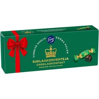 Fazer Vihreitä kuulia tumma suklaakonvehti 295g kalorit ja ravintosisältö - 375 kcal