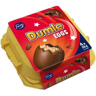 Fazer Dumle Moussemuna 4-pack 144g kalorit ja ravintosisältö - 574 kcal