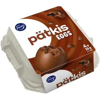 Fazer Pätkis Moussemuna 4-pack 144g kalorit ja ravintosisältö - 565 kcal