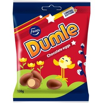 Fazer Dumle Chocolate eggs suklaamuna 130g kalorit ja ravintosisältö