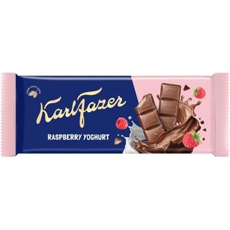 Karl Fazer vadelmajogurtti levy 100 g kalorit ja ravintosisältö - 550 kcal