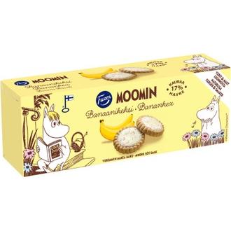 Fazer Moomin Banaanikeksi 125 G kalorit ja ravintosisältö - 545 kcal
