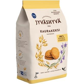 Fazer Jyväshyvä Kaurakeksi 100% kauraa 350g kalorit ja ravintosisältö