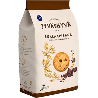 Fazer Jyväshyvä Suklaapisara kaurakeksi 350g kalorit ja ravintosisältö