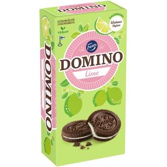 Fazer Domino Lime täytekeksi 350 g kalorit ja ravintosisältö