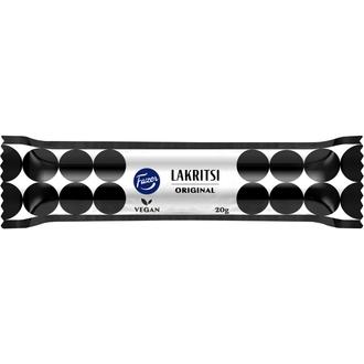 Fazer Lakritsi Original lakritsipatukka 20g kalorit ja ravintosisältö - 321 kcal