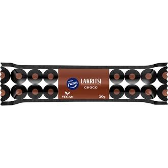 Fazer Lakritsi Choco lakritsipatukka 20g kalorit ja ravintosisältö - 347 kcal