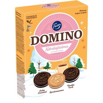 Fazer Domino Keksilajitelma 525g kalorit ja ravintosisältö