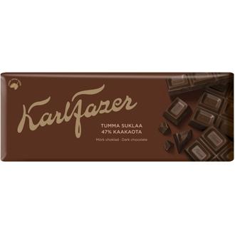 Karl Fazer tumma suklaalevy 180g kalorit ja ravintosisältö - 534 kcal