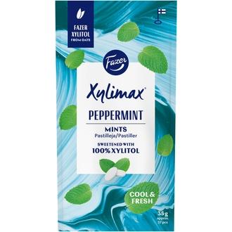 Fazer Xylimax Peppermint täysksylitolipastillit 35g kalorit ja ravintosisältö - 250 kcal