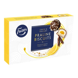 Fazer Praline Biscuit 60g sitruuna kalorit ja ravintosisältö - 522 kcal