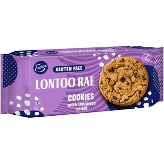 Fazer Lontoo Rae Cookies 140g Gluteeniton kalorit ja ravintosisältö - 495 kcal