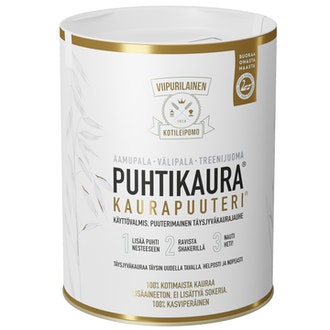 Puhtikaura Kaurapuuteri 700g kalorit ja ravintosisältö - 351 kcal