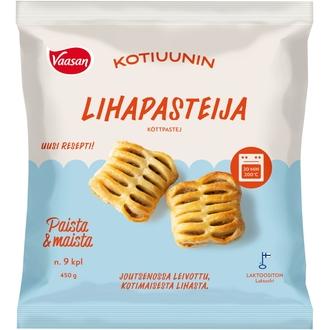 Vaasan Kotiuunin Lihapasteija 9x50g kalorit ja ravintosisältö