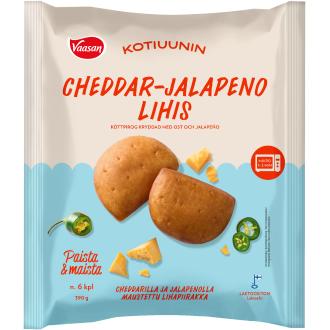 Vaasan Kotiuunin Cheddar-jalapeno Lihis 6kpl/390g kalorit ja ravintosisältö - 350 kcal