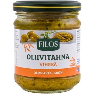 Filos vihreä oliivitahna 180g kalorit ja ravintosisältö