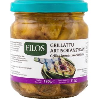 Filos grillattu ja marinoitu artisokansydämenpala 180/115g kalorit ja ravintosisältö - 227 kcal