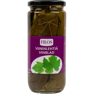 Filos viininlehtiä suolaliemessä 430g/260g kalorit ja ravintosisältö - 50 kcal