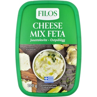 Filos cheese mix feta levite 200g kalorit ja ravintosisältö