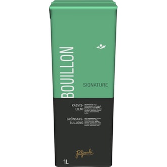 Puljonki kasvisliemi valmis 1l kalorit ja ravintosisältö - 17 kcal