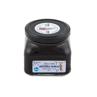 Muumimamman hillokellari Nipsun hillo mustikka-vanilja 220g kalorit ja ravintosisältö - 175 kcal