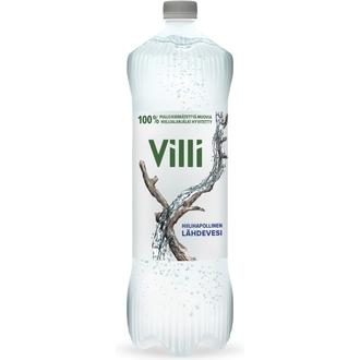 Villi Lähdevesi Hiilihapollinen 1,5L kalorit ja ravintosisältö