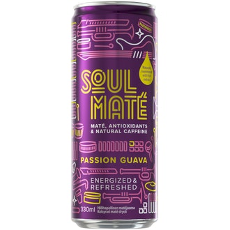 Soul Mate matejuoma passion-guava 0,33l kalorit ja ravintosisältö