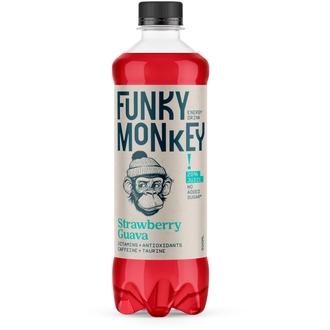 FUNKY MONKEY Strawberry Guava energiajuoma 500 ml kalorit ja ravintosisältö - 12 kcal