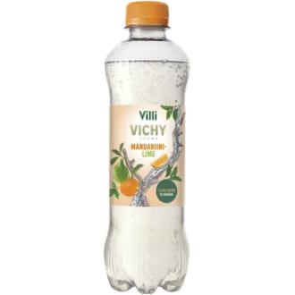 Villi Vichyjuoma mandariini-lime 0,33 l kalorit ja ravintosisältö - 1 kcal