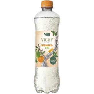 Villi Vichyjuoma mandariini-lime 0,5 l kalorit ja ravintosisältö - 1 kcal