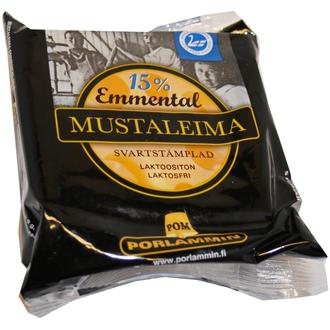Porlammin Osuusmeijeri 280g 15% Mustaleima Emmental juusto kalorit ja ravintosisältö