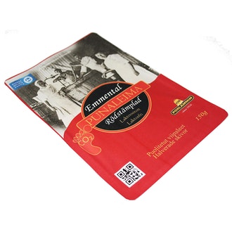 Porlammin Punaleima 150g puolitettu emmental siivu kalorit ja ravintosisältö