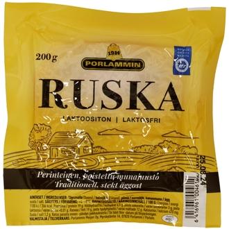 Porlammin Ruska Munajuusto 200 g kalorit ja ravintosisältö