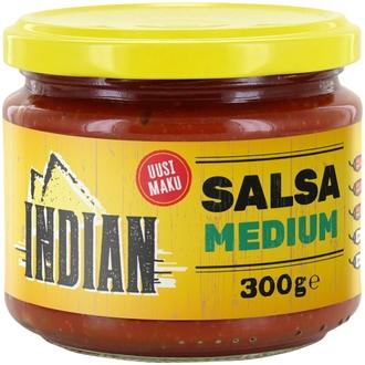 Indian salsa medium 300g kalorit ja ravintosisältö